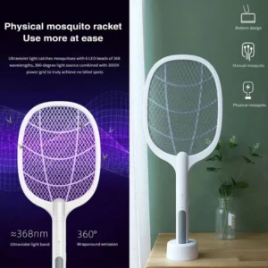 Nova USB Rechargeable Mosquito Racket | ME-903 Model | | Electric Insect Killer Swatter | For Indoor & Outdoor Use