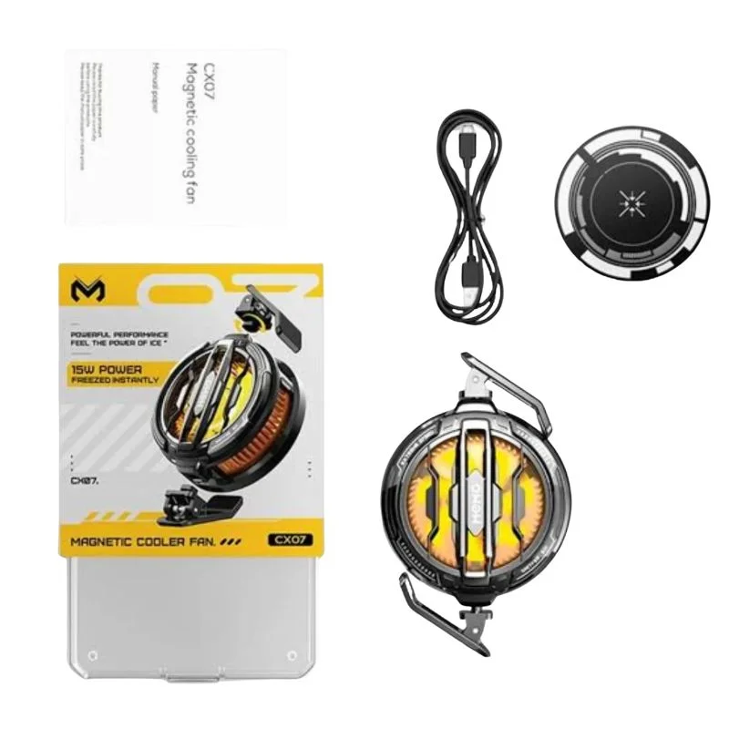 MEMO CX07 Mobile Cooling Fan 15W | Semiconductor Phone Cooler for Gaming | Magnetic Mobile Radiator for Android & iPhone - Image 3
