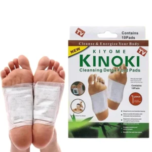 Kinoki Detox Foot Pads | Natural Cleansing Foot Patches for Stress Relief & Better Sleep