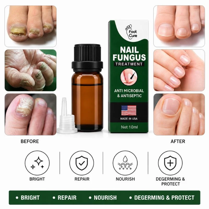 Fast Nail Fungus Treatment Serum | Nail Repair Essence for Fingernails & Toenails | Natural Nail Care Formula - Image 7
