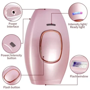 IPL Laser Hair Removal Device | Permanent Hair Reduction Epilator | Painless Body Hair Remover