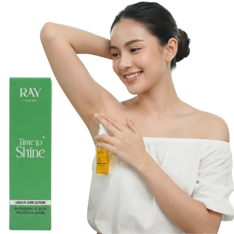 Ray Time To Shine Underarm Serum | Brightening Underarm Serum with Niacinamide, Alpha Arbutin & Hyaluronic Acid | Lightweight Daily Care | 30ml - Image 4